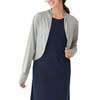 Lightly Wearable UV Protection Bolero Ice Gray M-LL