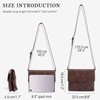 MEITRUE - Bolsos cruzados pequeños para mujer, piel vegano con
