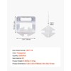 Tile Leveling System Clips 2200PCS 1/16" 1.5mm Floor Wall Spacer