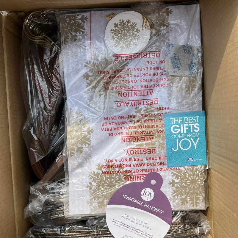 Joy Mangano Huggable Hangers Ultimate Closet Organization Brass Espresso 36pcs