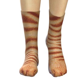 romstaigo Funny Novelty 3D Crazy Animal Paw Socks Chicken Stocking Stuffers For Adult Women Men Teens Gag Christmas Gifts