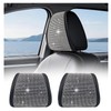 Figpade 2PCS Bling Car Headrest Covers with Rhinestone,Stylish Car Headrest