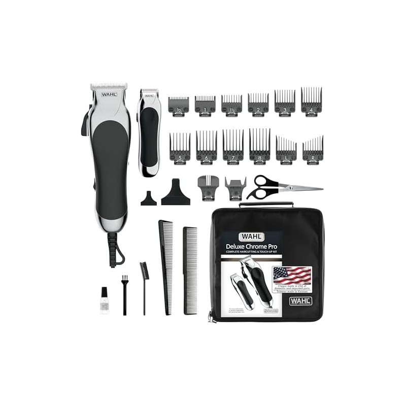Wahl - Kit completo de corte de pelo 79524-5201 Chrome