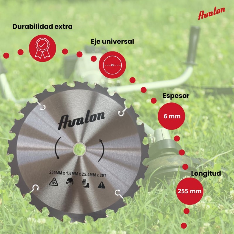 Avalon - 20 Tooth Anti Kickback Disc for Brush Cutter,