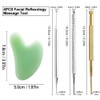 4PCS Facial Reflexology Massage Tool, Stainless Steel Manual Acupuncture Pen