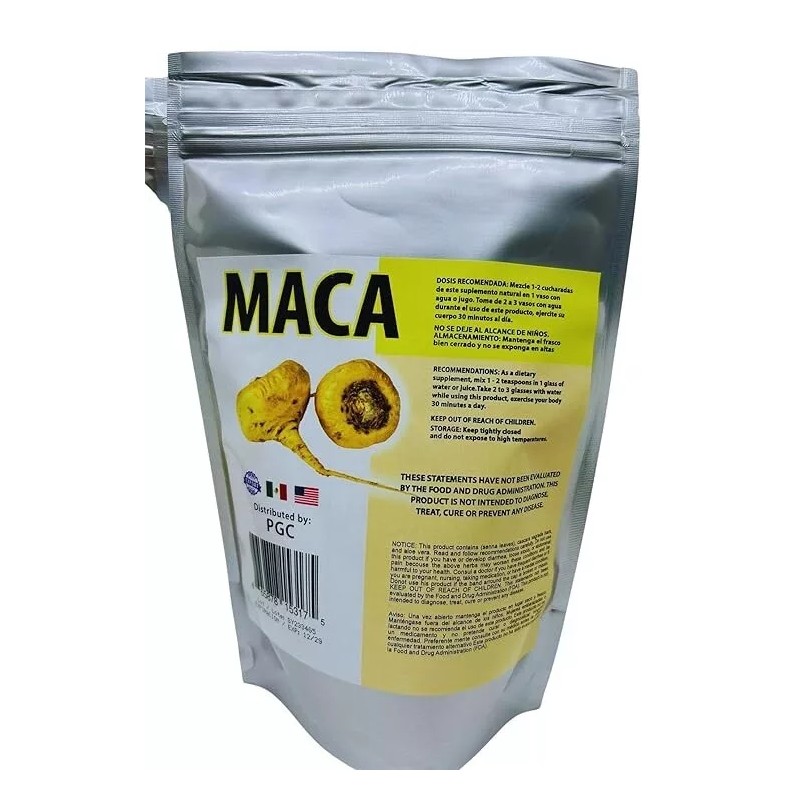 LO+ NATURAL MACA POLVO 8oz (225g) Suplemento Alimenticio tea POWDER