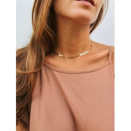 Necklaces for Women Gold Long Necklace Women Gold Chain Necklace Chunky Necklace Gold Y Necklace Link Chain Choker Necklace Vintage Heavy Metal Thick Chain Necklace for Women Christmas Jewelry Gift