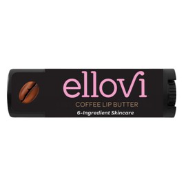 Ellovi Bálsamo Labial Natural - Café - Lo Suficientemente Puro para Comer - Hecho Solo con 6 Ingredientes Veganos - Cuidado Labial Hidratante para... 