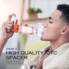 HEWEJA Handheld Inhaler Spacer for Infants, Children, and Adults -