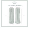Exclusive Home Curtains Darma Light Filtering Semi-Sheer Linen Rod Pocket