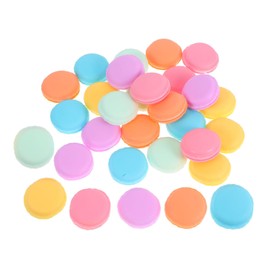 NOLITOY 30pcs Mini Macaron Jewelry Box Small Travel Organizer for Earrings Candy Shaped Storage Case for Charms and Trinkets Fun and Accessory Keeper