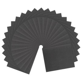 HARFINGTON 25pcs Sandpaper 100 Grit 9 x 11 Inch C-Weight Backing Silicon Carbide Abrasive Wet Dry Sanding Sheets for Wood Finishing, Metal Sanding, Automotive Polishing