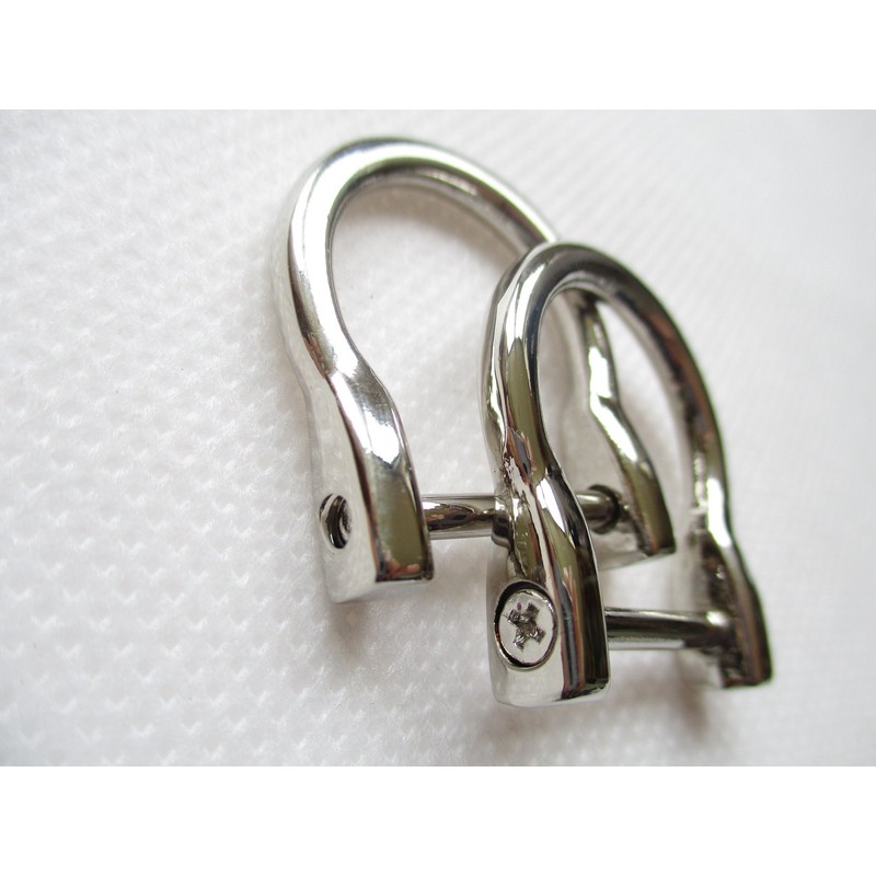FREE STYLE D-Ring Screw-on 0.7 inch (19 mm), Pack of