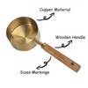 FISDEN Copper Measuring Cups and Spoon Set of 8, Stackable