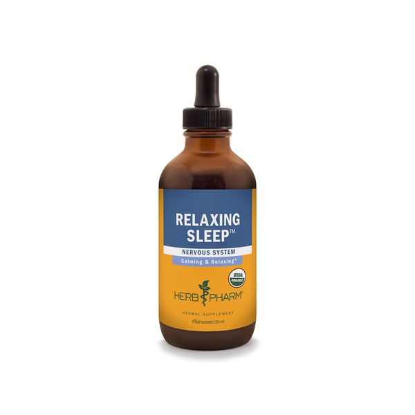 Herb Pharm Relaxing Sleep Herbal Formula with Valerian Liquid Extract - 4 Ounce
