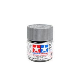 TAMIYA Acrylic Mini X11 Chrome Silver TAM81511 Plastic Paint Acrylic
