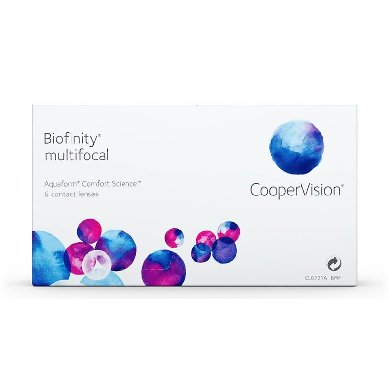 Biofinity Multifocal D-Profile Monthly Lenses Soft Pack of 6 /