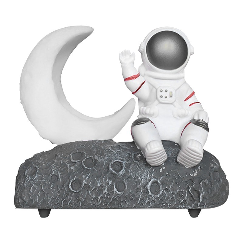 Wireless Bluetooth Speaker with LED Light Astronaut and Moon Shape