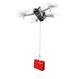 DROXUANK Airdrop System For Dji Mini 4 Pro Drone Accessories,Thrower Payload Dropper Transport Device Wedding Ring Gift Deliver Life Rescue (For Dji Mini 4 Pro)