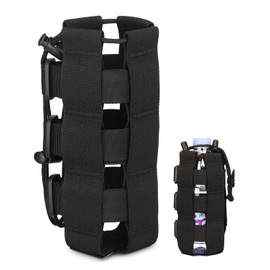 flaschenhalter gürtel,Taktisch Flaschenhalter Militär Trinkflasche Beutel,Verstellbare Wasserflaschentasche,Kessel Wasserflaschenhalter Langlebig Bottlehalter Bottel Carrier für Camping Wandern