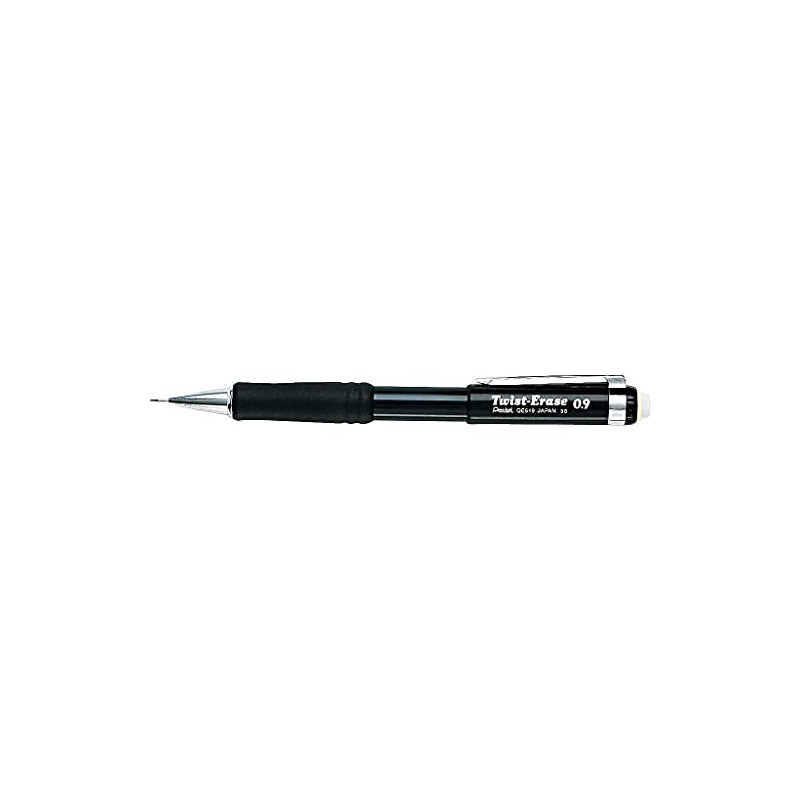 Pentel - Twist-Erase III Mechanical Pencil, 0.9 mm, Black Barrel
