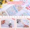 Sticker Notebook, Transparent, Dedicated Cover for Stickers, Mini Binder, M5,