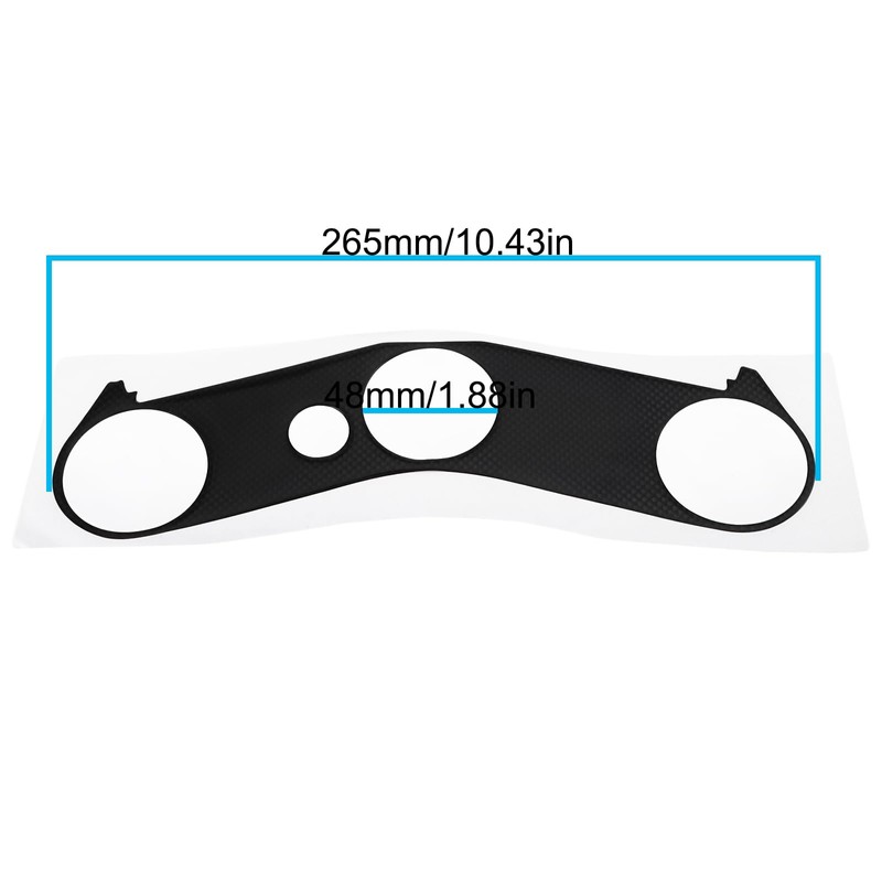Briny River Carbon Look Top Yoke Protector Sticker Compatible with