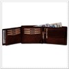 Leather Men's Wallet (262B), brown, Classic