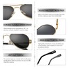 NULOOQ Small Aviator Polarized Sunglasses for Small Face Women Men