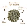 Sage Tea Loose Organic 100g (50 Cups) | Organic Sage