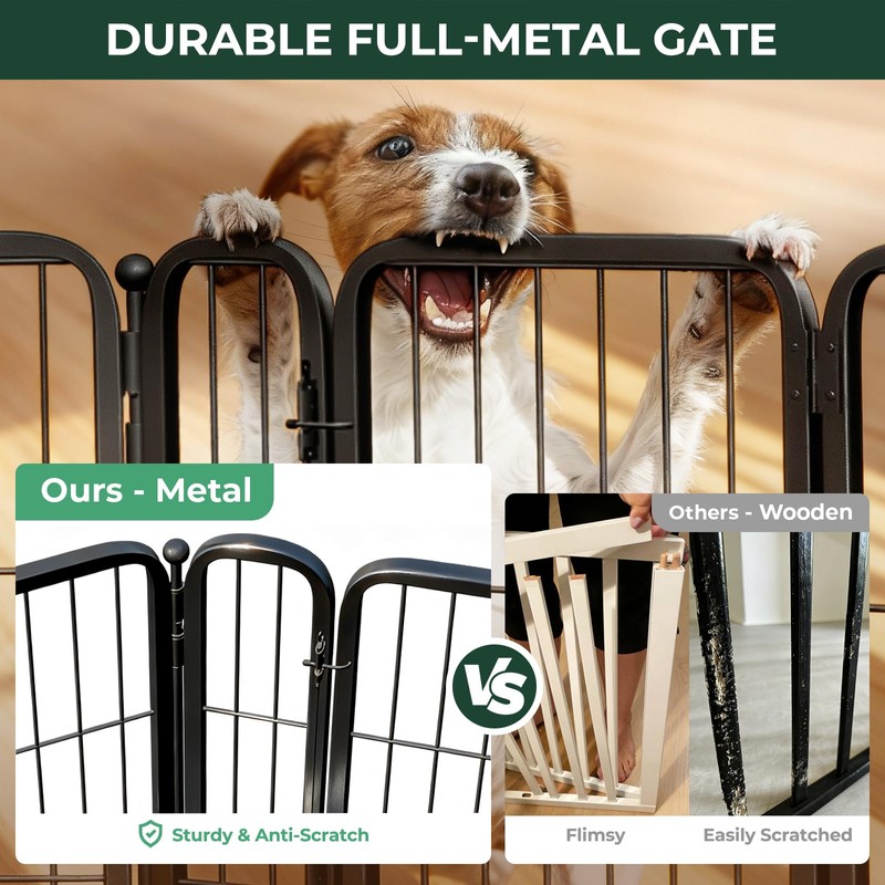FXW Dog Gate Extra Wide Designed for Indoor Use, Adjustable