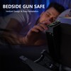 HOLEWOR Gun Safe, Biometric Gun Safe for Handgun Drop Down