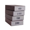 4pcs sanding sponges,sanding blocks 4 Grits(60-100-150-180),flexible sanding block for metal,sanding