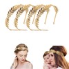 4 Pezzi Gold Headpiece Headband Bride, Roman Goddess Headband, Laurel
