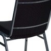 Flash Furniture HERCULES Series Heavy Duty Black Dot Fabric Stack