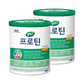 Sellex 프로틴 고소한맛 304g 2캔 (16일분) Protein Savory Flavor 304g 2 Cans (16 Servings)