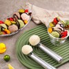 Wmzjnljy 2pcs 2.5oz Ice Cream Scoop One-Piece Nonstick Aluminum Ice