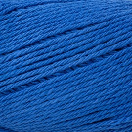 Craft County 100% Cotton Yarn Medium (Size 4) – Weaving, Knitting, and Crochet – Dazzle Blue (120 Yards)