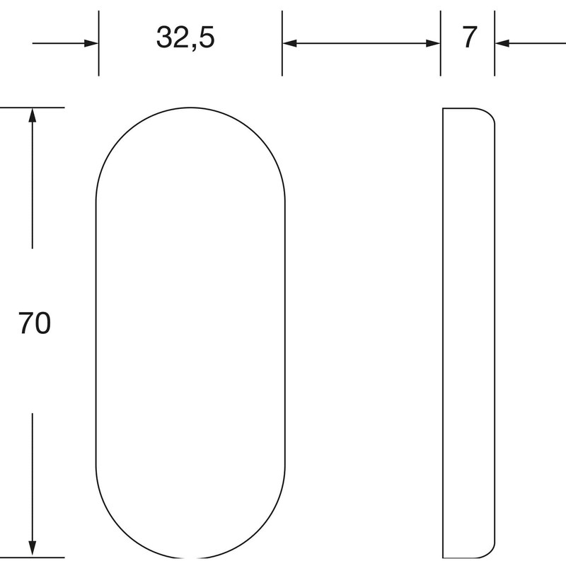 Format 4015354051697 – pt-schlñsselrosette. BL. 0 17 1757. Oval. F69