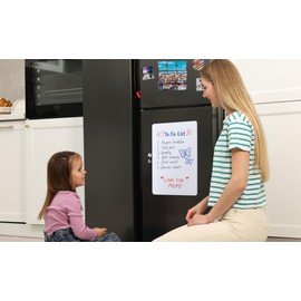 Magnetic Dry Erase Whiteboard Paper 18" x 39", Babenoun Fridge White Board on Wall for Organizer and Planner, Kitchen Refrigerator Shopping List with Marker, Magnetic Eraser and Magnets