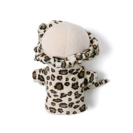 Wigo Women's Nui Bathrobe Set (Leopard) 5.9 inches (15 cm), Black