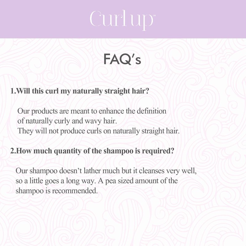 Curl Up Curl Moisturising Shampoo, 200 Ml