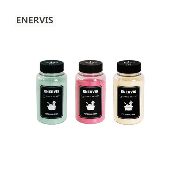 Other ENERVIS Spark Beauty Pet Bubble Spa Powder 140g, Type:Cherry(Red)