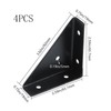 Dnyta 90 Degree Bracket Heavy Duty, 4 Pack Triangle Shelf