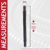 SPARES2GO Universal Extra Long Bath Sink Overflow Tube Flexible Extendable
