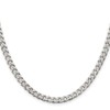 Sonia Jewels Real 925 Sterling Silver 5mm Curb Cuban Chain