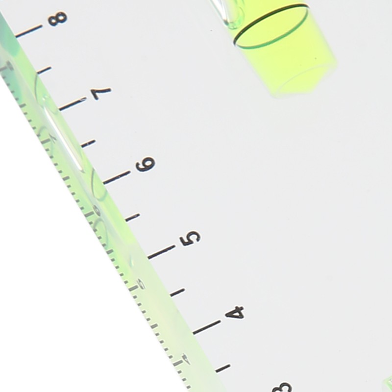 Two Dimensional Horizontal Bubble Level Portable Two Way Integrated Level