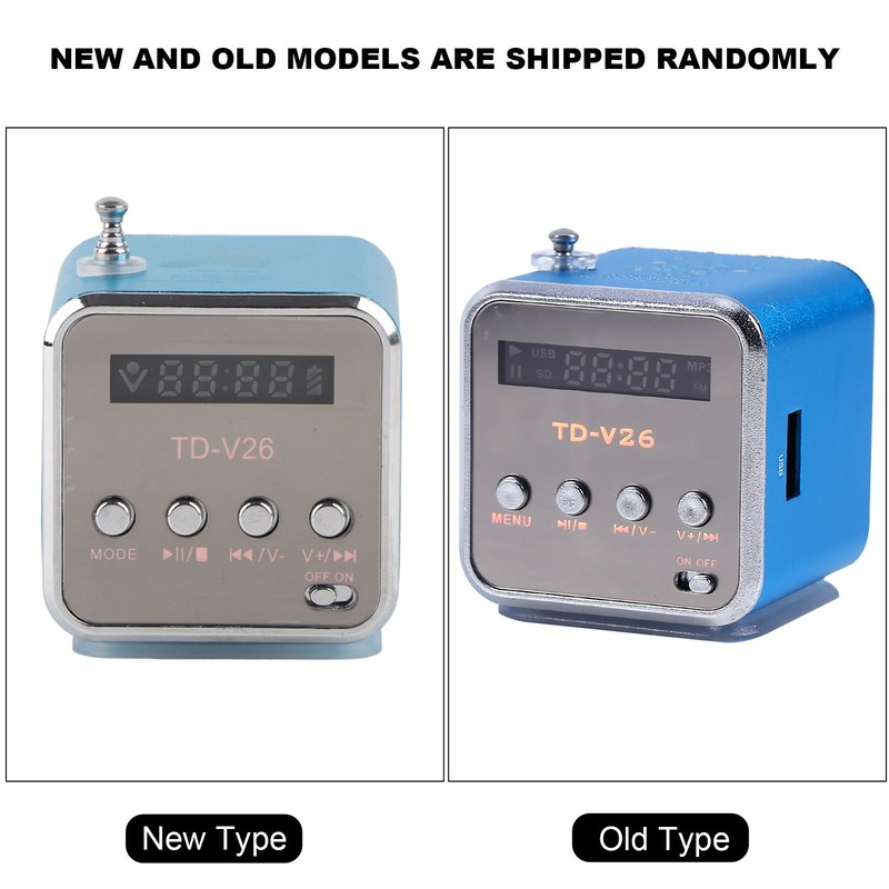 Mini Speaker Music Player Portable FM Radio PC Fashion Support