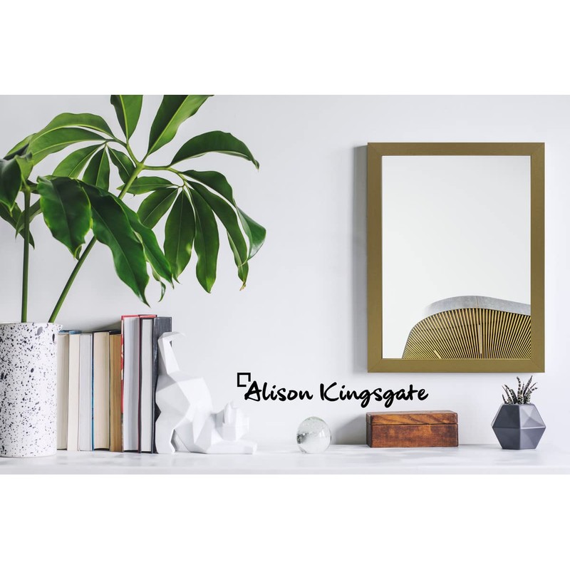 Alison Kingsgate Elegant Sleek Gold A5 Frame Size (14.8 x