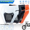 MCHMFG Dirt Bike Headlight,LED Enduro Pit Bike Light Kit Universal
